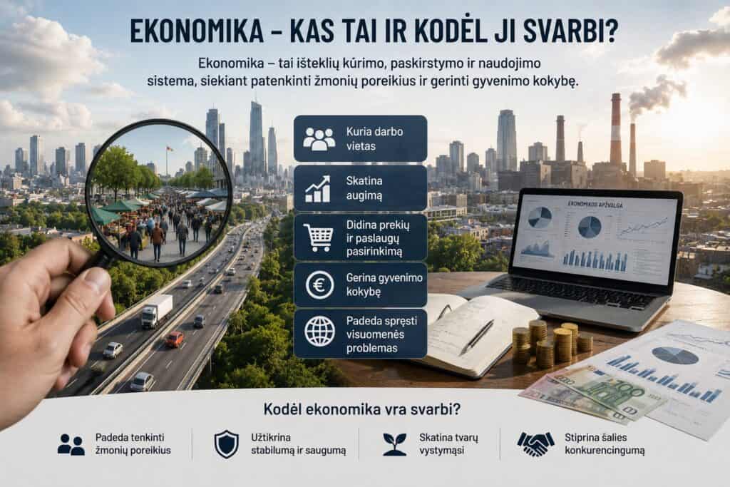 Ekonomika ir jos svarba visuomenei
