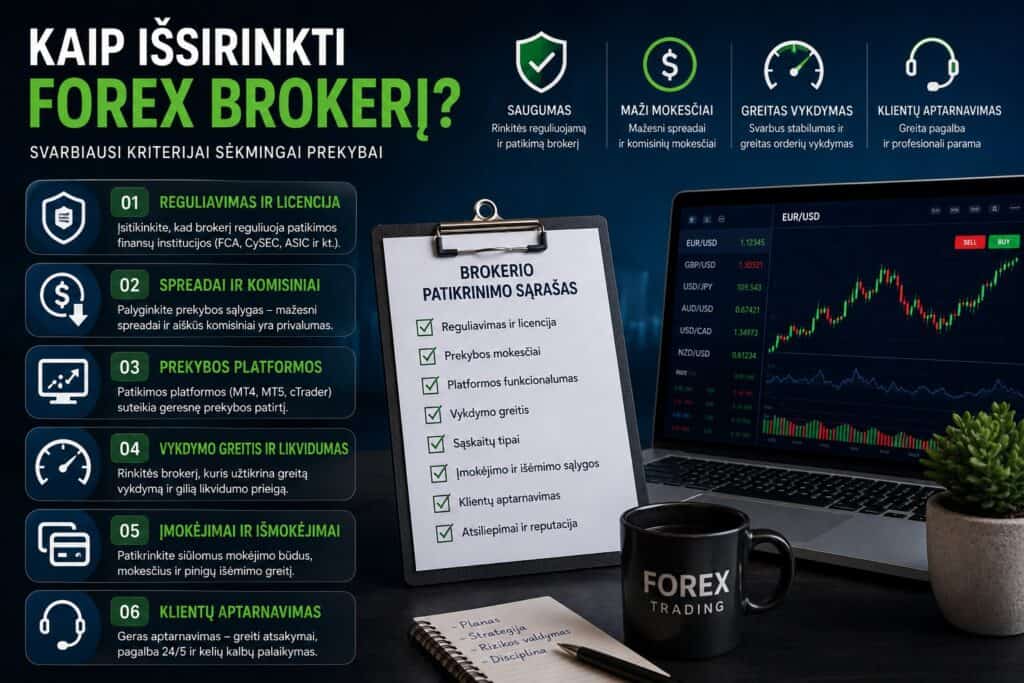 Kaip pasirinkti Forex brokerį