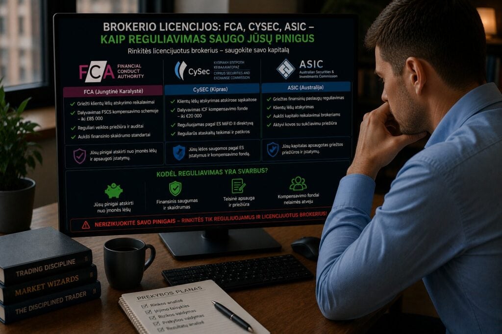Brokerio licencijos