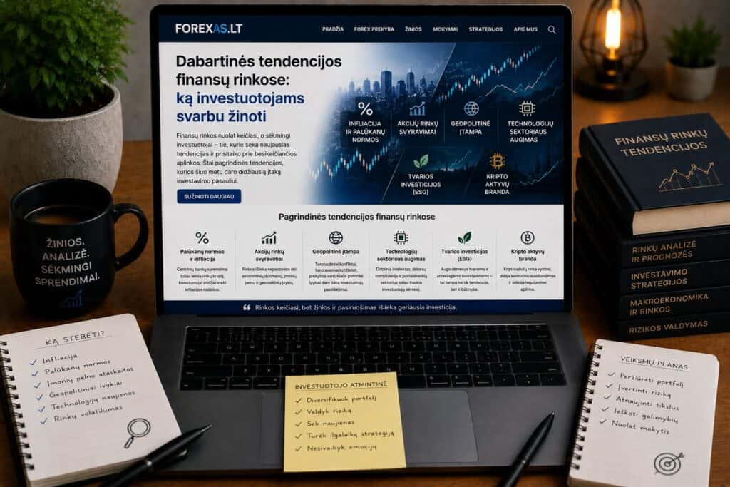 Dabartinės tendencijos finansų rinkose
