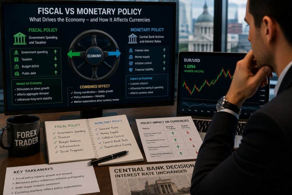 Fiskalinė vs. monetarinė politika
