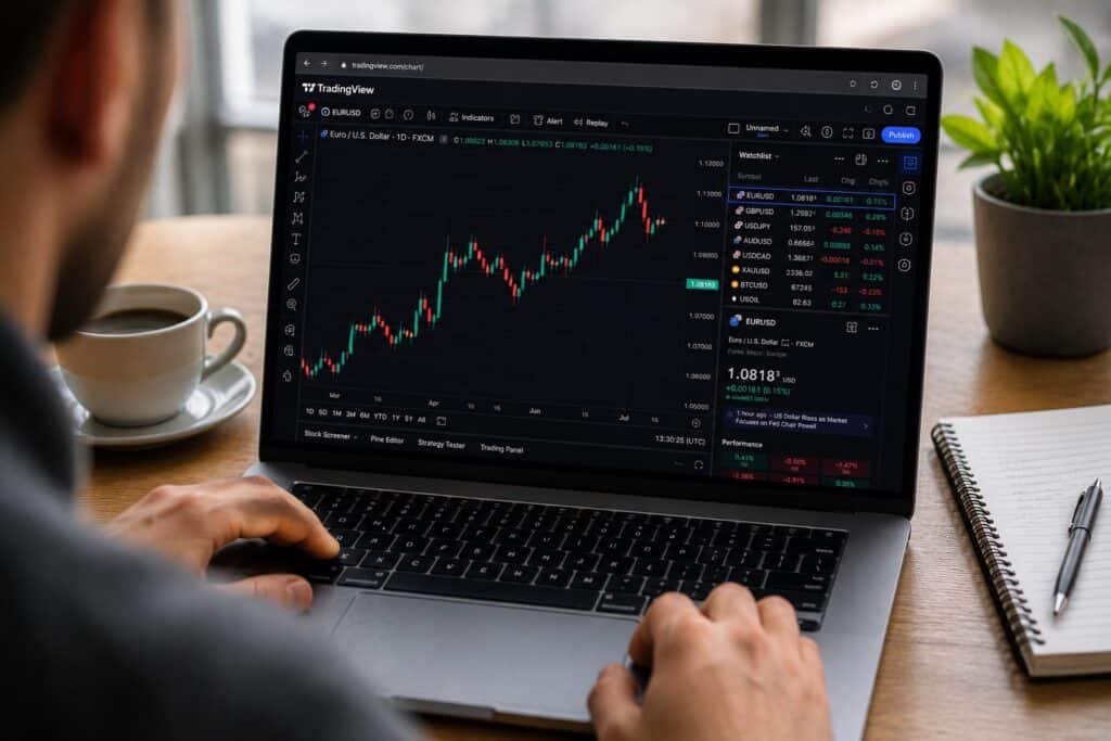 Kaip naudotis TradingView