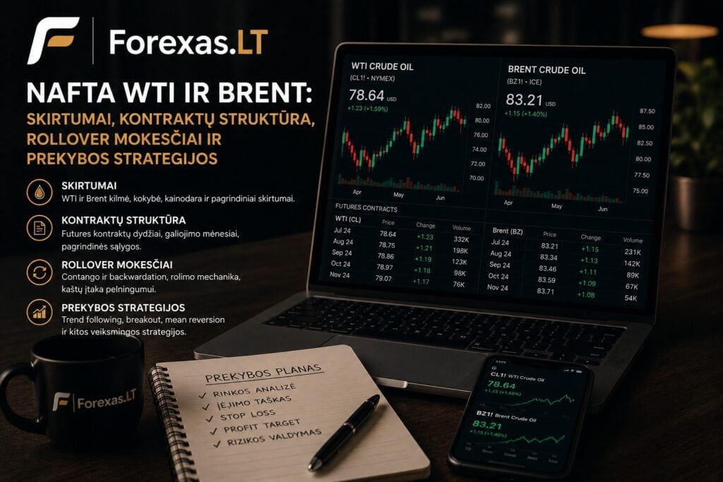 Nafta WTI ir Brent
