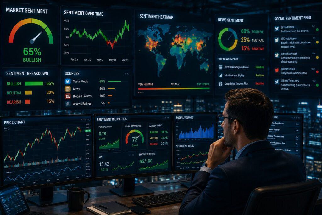 Sentimento analizė kartu su technine ir fundamentine