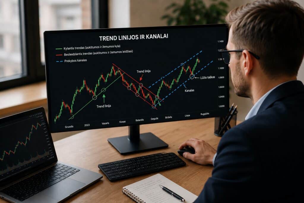 Trend linijos ir kanalai