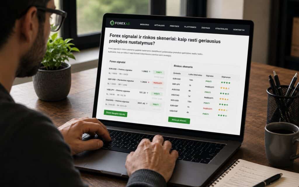 Forex signalai ir rinkos skeneriai
